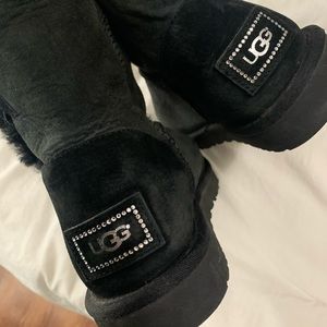 Black Bling Uggs size 9